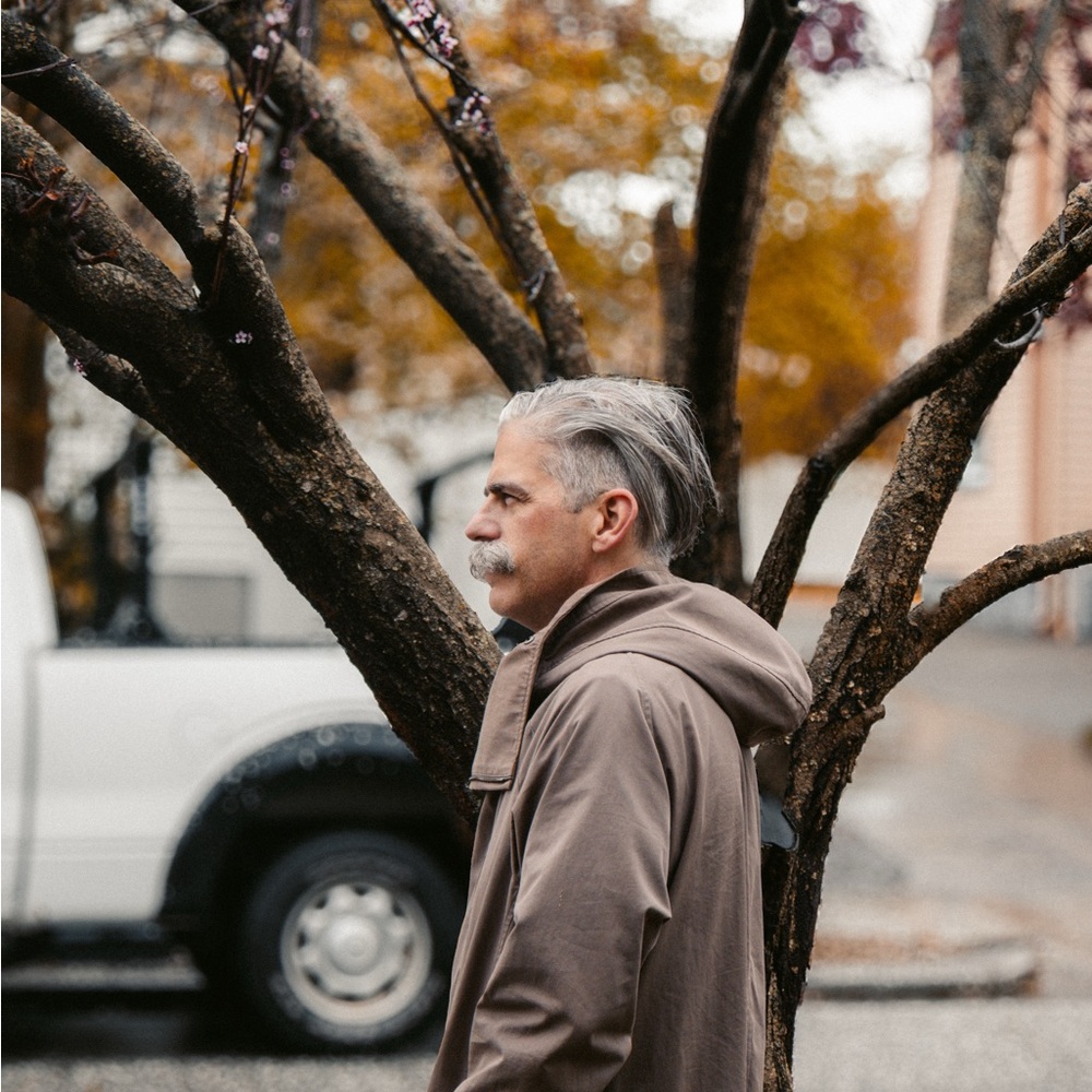 Peregrine Shell Trench Coat in Smoke - Picture 4 of 11